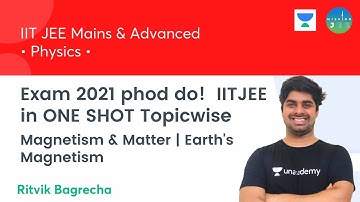 Exam 2021 phod do! | IITJEE in One Shot Topicwise | Magnetism & Matter | Earth