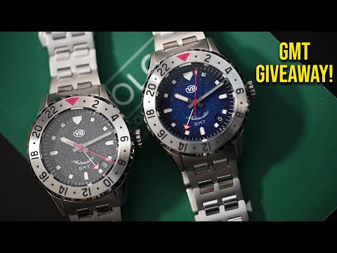 GIVEAWAY VANBANNER Automatic GMT Watch - Seiko NH34 - Tons of Lume - Best Affordable Automatic GMT