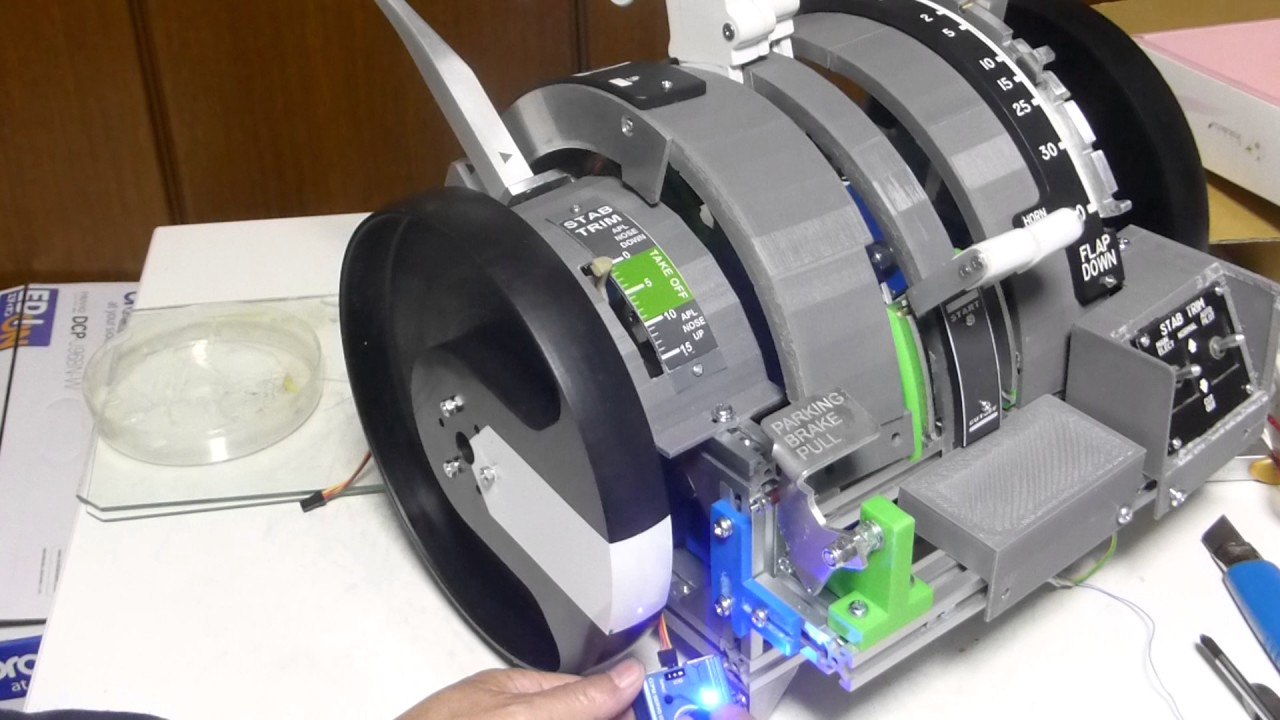 Gas Gauge Not Working >> Boeing 737 DIY Motorized Throttle Quadrant Test 35 Trim ... Gas Gauge Not Working >> Boeing 737 DIY Motorized Throttle Quadrant Test 35 Trim ...