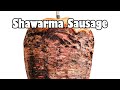 Smoked Shawarma Sausage