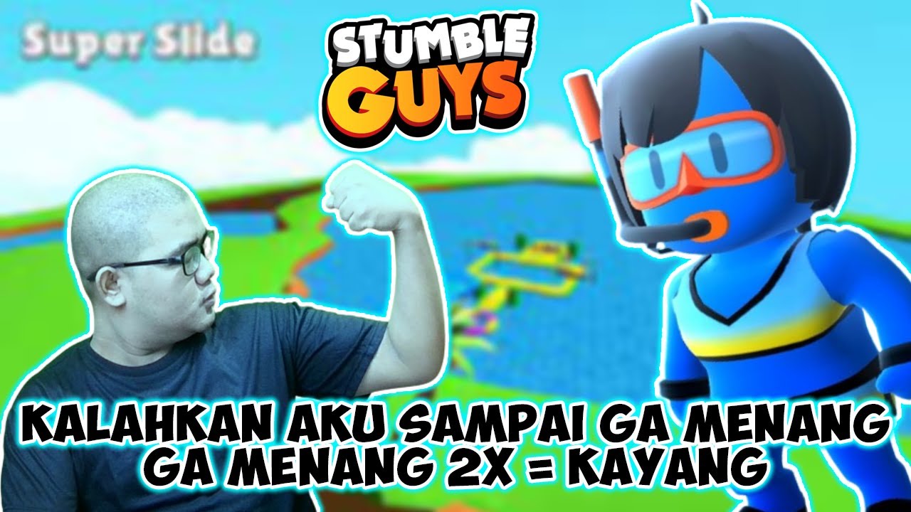 APAKAH AKU AKAN KAYANG MELAWAN BOCIL EMOTICON ?? - Stumble Guys Indonesia
