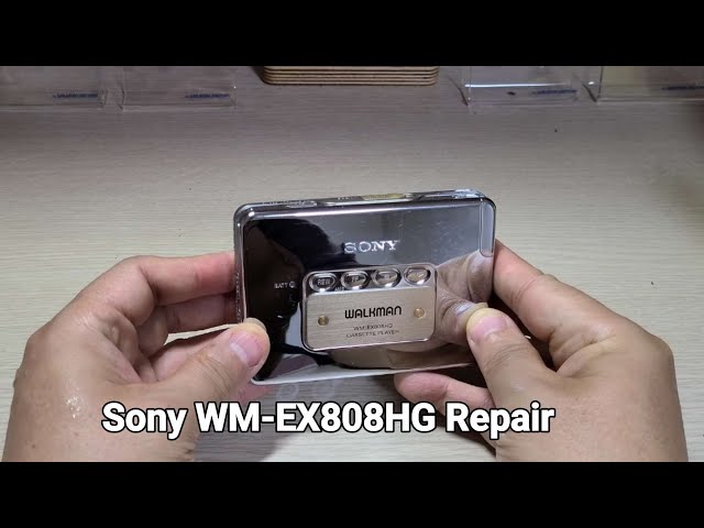 Sony WM-EX808HG Repair Cassette Player Walkman - YouTube
