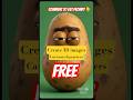 Create Free 3D cartoon characters , Potato, using Ai tool #free #aivideogenerator #3D #Ai #image