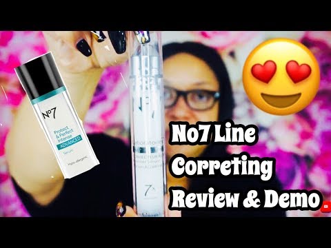 No7 Line Correcting Serum Demo & Review for Mature Skin!