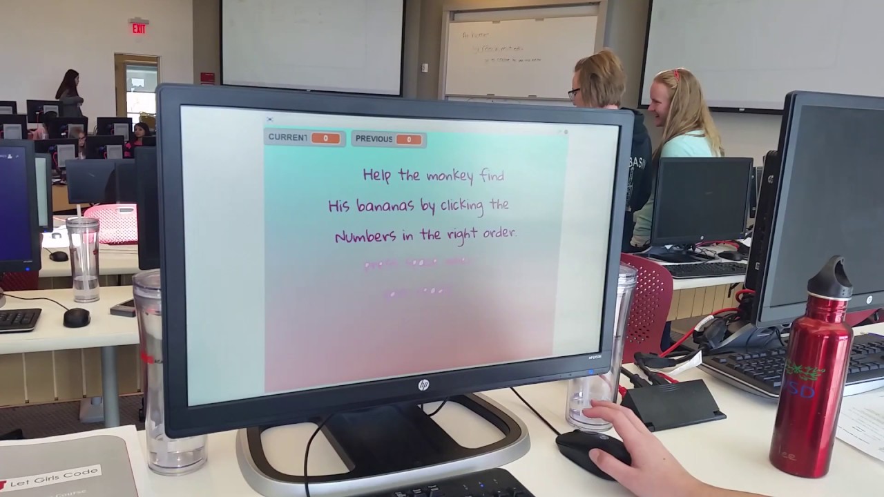 Let U Girls Code - Scratch Counting Game