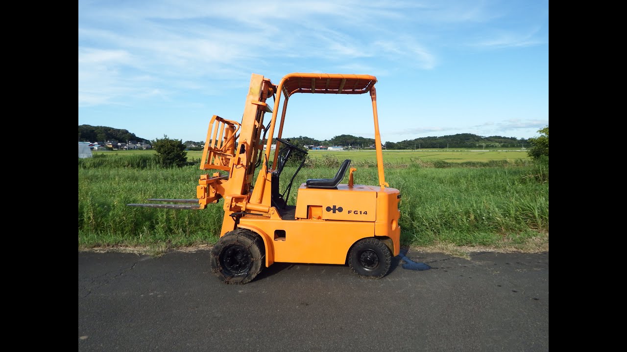 KOMATSU コマツ フォックリフト FG14 ガソリン 動画あり 訳あり