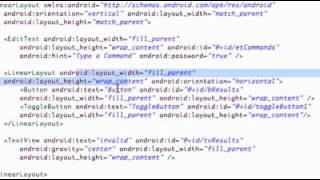 Android Application Development Tutorial - 23 - XML ToggleButton, WeightSum, and Layout Weight