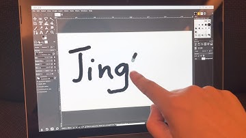 GIMP on JingOS v0.8 Surface Pro 6