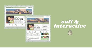 soft aesthetic; interactive carrd tutorial