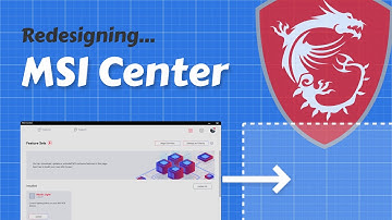 Redesigning the MSI Center app... (I did my best I promise)