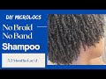 I SHAMPOO'D MY LOCS W/O BRAID AND BAND This is what happened | DIY MICROLOCS