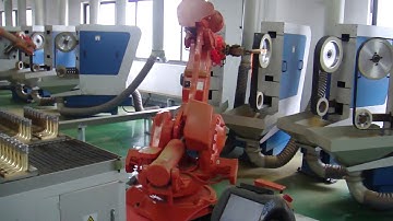 Songlin Faucet robot polishing line