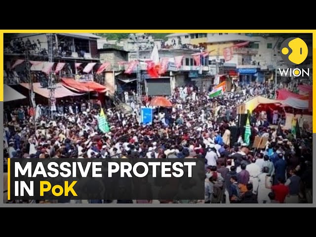 Pakistan: Enraged Pak Occupied J&K residents stage massive protests | WION class=