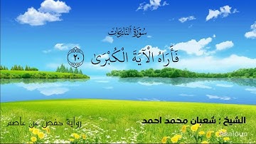 سورة النازعات : الشيخ شعبان محمد احمد