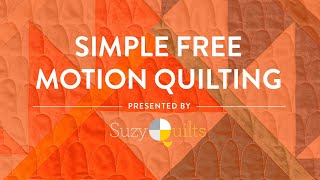 Simple Free Motion Quilting
This simple free motion quilting tutorial will show you how easy and FUN free motion quilting can be! With just a few tools, and some practice, you will be a FMQ rockstar! I am quilting an organic scallops or hills motif on a baby quilt.
I use the Gather quilt pattern in this FMQ tutorial video. You can purchase the digital PDF here - https://suzyquilts.com/shop/gather-quilt-pattern-download/
3 Free Motion Tools needed include:
- Free motion foot that is compatible with your machine. I sew on a BERNINA 770 QE and use the BSR foot.
- Grippy gloves or quilting gloves - https://amzn.to/3oAFF6w
- Supreme Slider - https://amzn.to/3HLgVjI (There are a couple different sizes of Supreme Slider, so measure your machine before buying.
I have a quilting cabinet from Tracys Tables and a Sew Steady acrylic insert fitted to my sewing machine which creates a larger work space for my quilt. Sew Steady tables can be purchased in various sizes and made to fit your exact machine. - https://amzn.to/3Ji3oAu Simple Free Motion Quilting