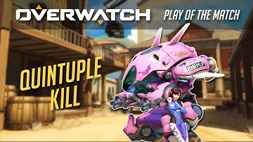 Overwatch Comp – Play of the Match – Quintuple Kill