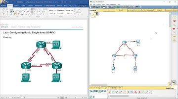 8.3.3.6 Lab - Configuring Basic Single-Area OSPFv3