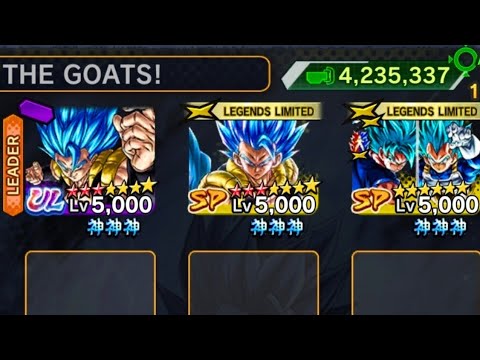 TRIPLE GOATGETA BLUE in Dragon Ball Legends!! - YouTube