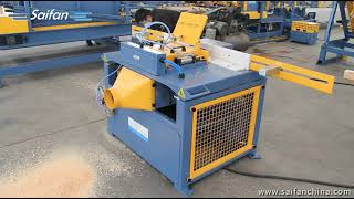 SF7011 single head wood pallet notching machine