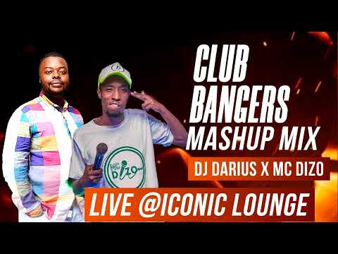 BEST OF 2024 CLUB BANGERS MASHUP MIX DJ DARIUS X MC DIZO LIVE RECORDING INSIDE ICONIC LOUNGE