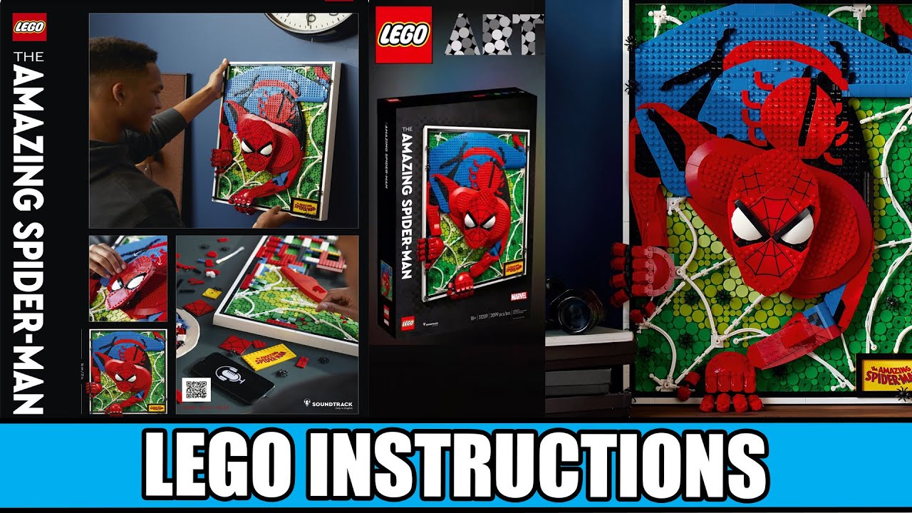 Art | The Amazing Spider-Man LEGO instructions