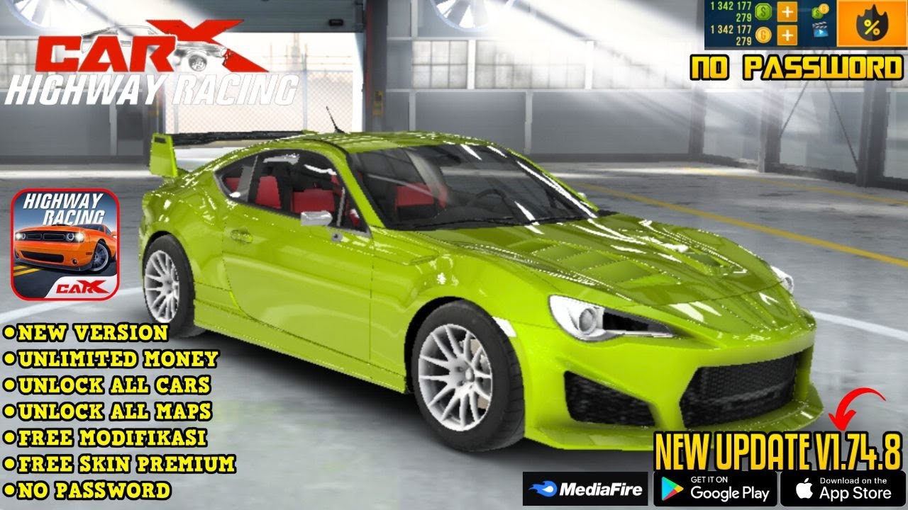 CarX Highway Racing v1.74.8 Mod Apk New Update Terbaru 2023