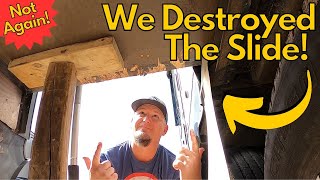 How To Fix RV Slide Issues! The Floor Fell Out! Fulltime RV Living! RV Life!