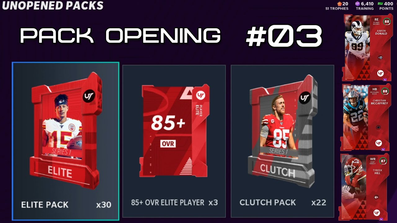 Madden 21 Ultimate Team (Pack Opening) 3 TOP TIER! YouTube