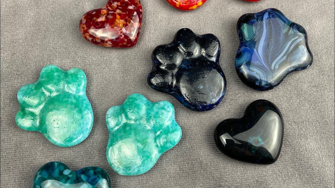 PROCESS Fusing Cremains (Ashes) into Glass as Memorial Pieces YouTube