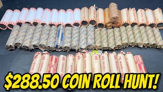 $288.50 Mixed Coin Roll Hunt!