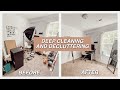 EXTREME DEEP CLEANING AND DECLUTTERING MY OFFICE (again!!) and Office Tour || huntermerck