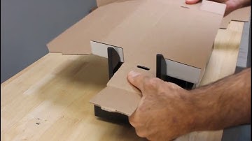 How to Fold Your White Corrugated Cardboard Mailer Shipping Box
