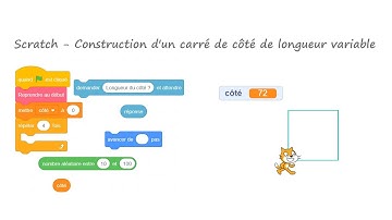 Scratch - tracer un carré de côté variable