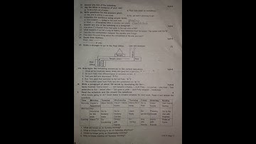 9th English 2nd midterm exam original question paper with one mark answer 2022
