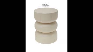 Tabouret Rey – Blanc Crème