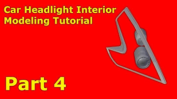 Blender Car Headlight Interior Modeling Tutorial - Part 4 - Housing Part 1