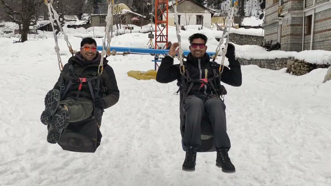 Giant Swing at Solang valley Manali