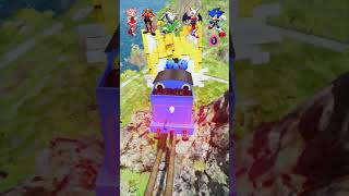 Sonic and Pals: Cliffside sliding competition to claim the most Tails minecraft toys!