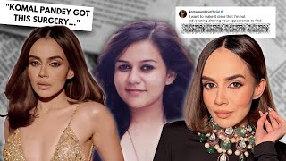 The Truth About Komal Pandey's Plastic Surgery & Lip Fillers