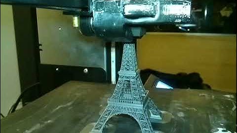 Ender 3Pro Eiffel Tower Time Lapse