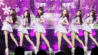 여자친구(GFriend) - 오늘부터 우리는 + 유리구슬(Me Gustas Tu + Glass Bead) @인기가요 Inkigayo 20150906 chords