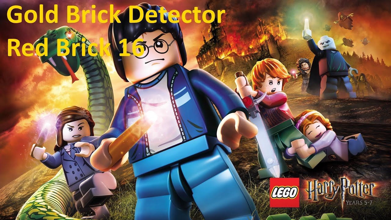LEGO Harry Potter Years 5-7 - Gold Brick Detector - Red Brick 16 ...