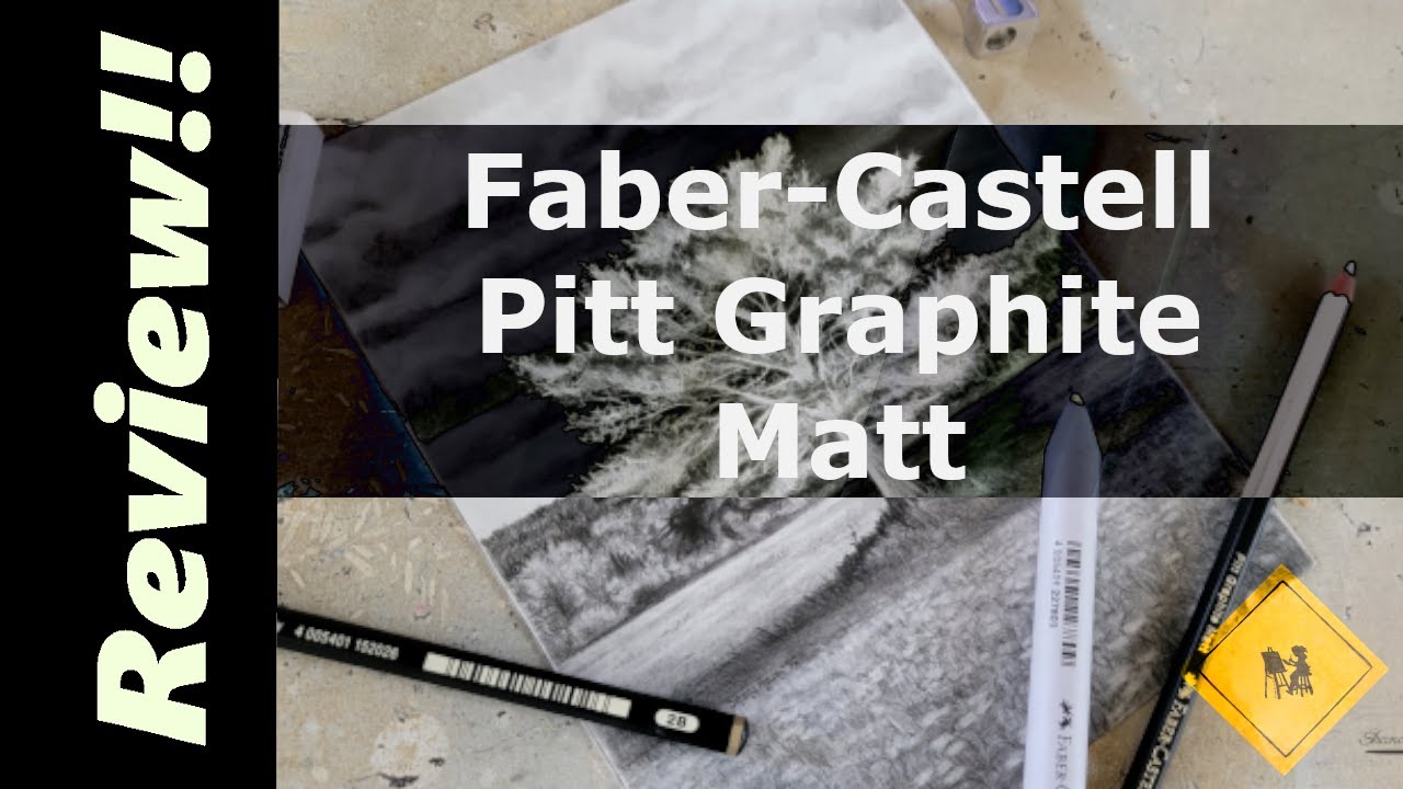 Faber-Castell Pitt Graphite Matt Review-The perfect black pencil