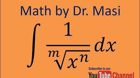 How to integrate 1/msqrt(x^n), integration, indefinite integral, calculus