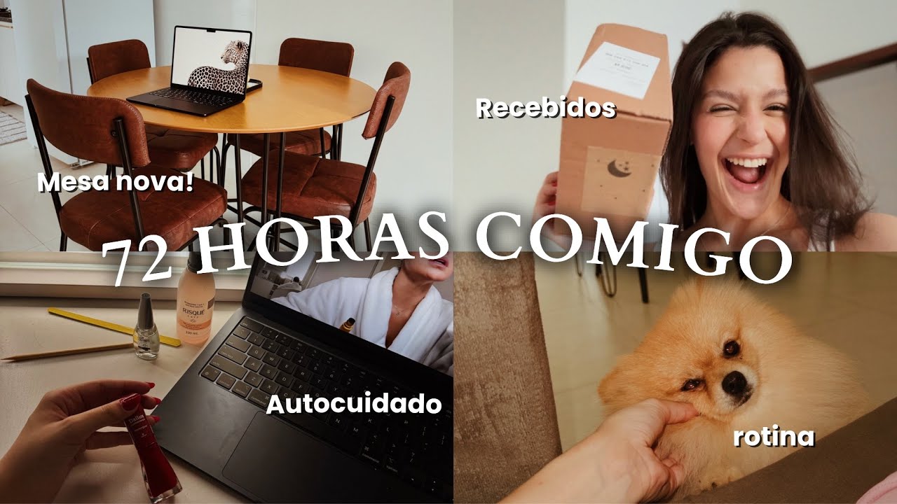 VLOG | férias,novidades, hidratei o cabelo, fiz a unha, recebidos… 💅🏼🎬🐶🩷