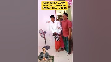 Momen pria lajang menikahi janda anak 1❗️#janda #pria #pernikahan #reaction