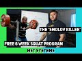 Free BRUTAL 6 week squat programme | Crazy results guaranteed