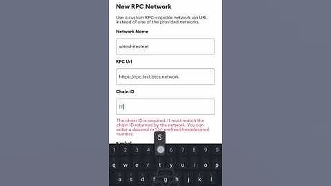 How to create metamask wallet using satoshi testnet.