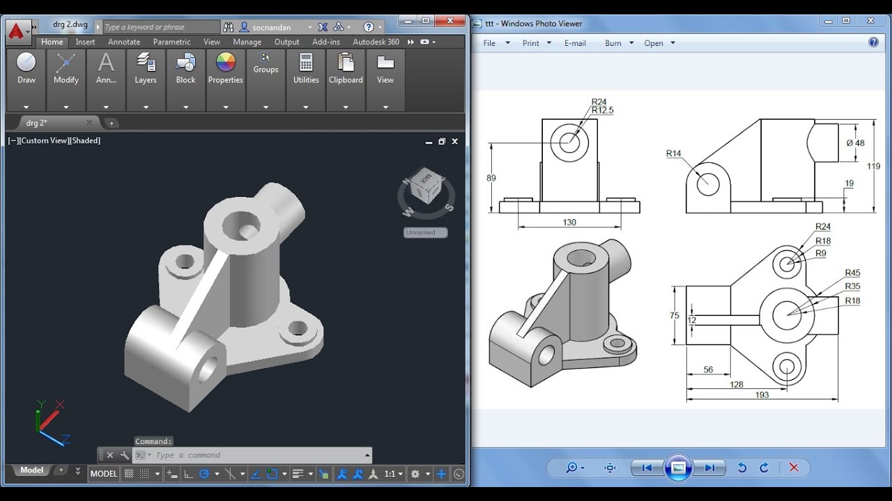 Introduction to AutoCAD 3D Drawing