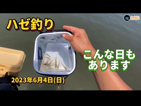 【ハゼ釣り】 こんな日もあります 2023年6月4日
